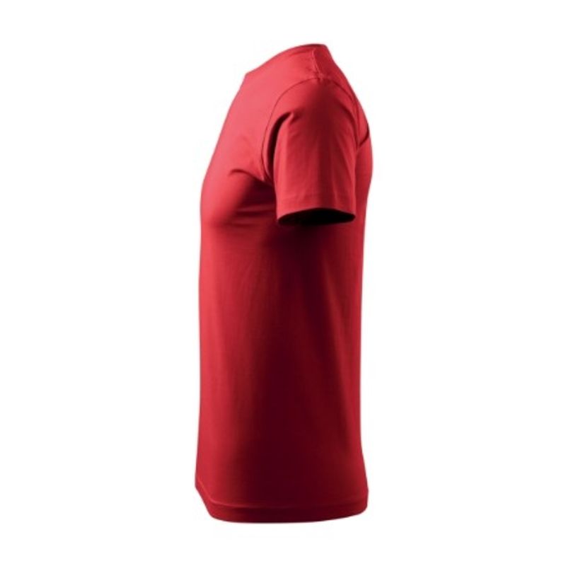 Fashion, accesorii si bijuterii - Barbati - Imbracaminte - Tricouri si bluze barbati - Tricou pentru barbati Malfini Basic 129, bumbac 160 g/mp, croiala tubulara, roşu - L - Infinity.ro