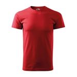 Fashion, accesorii si bijuterii - Barbati - Imbracaminte - Tricouri si bluze barbati - Tricou pentru barbati Malfini Basic 129, bumbac 160 g/mp, croiala tubulara, roşu - L - Infinity.ro
