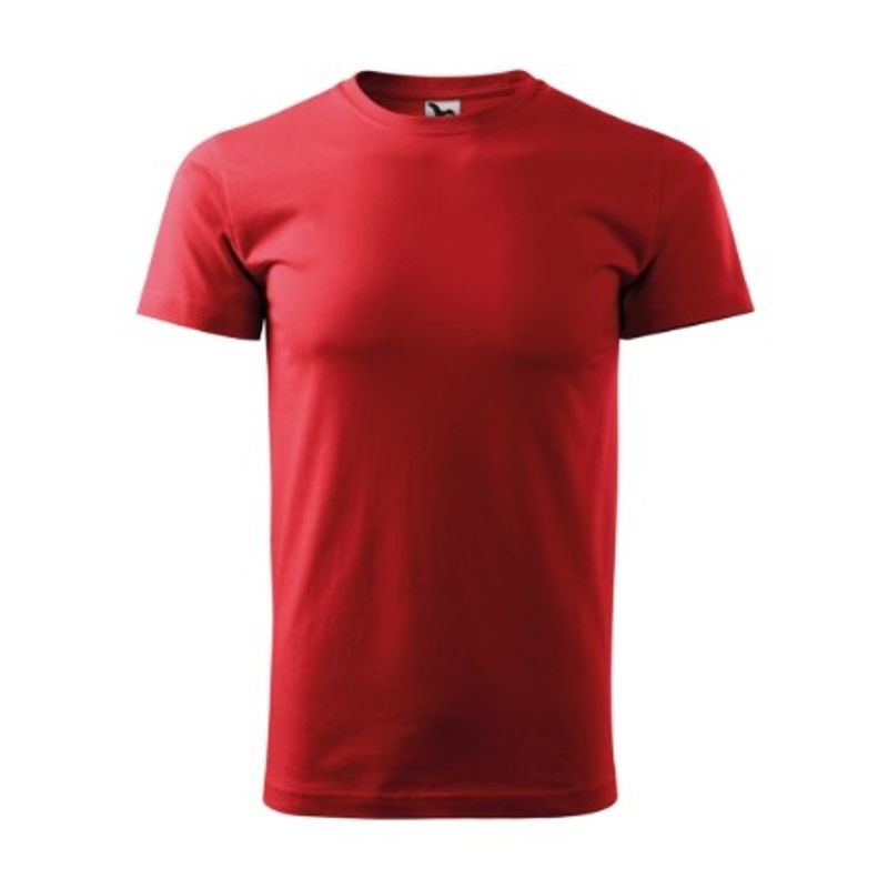 Fashion, accesorii si bijuterii - Barbati - Imbracaminte - Tricouri si bluze barbati - Tricou pentru barbati Malfini Basic 129, bumbac 160 g/mp, croiala tubulara, roşu - L - Infinity.ro