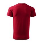 Fashion, accesorii si bijuterii - Barbati - Imbracaminte - Tricouri si bluze barbati - Tricou pentru barbati Malfini Basic 129, bumbac 160 g/mp, croiala tubulara, rosu marlboro - 2XL - Infinity.ro