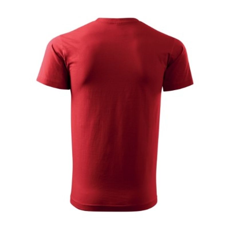 Fashion, accesorii si bijuterii - Barbati - Imbracaminte - Tricouri si bluze barbati - Tricou pentru barbati Malfini Basic 129, bumbac 160 g/mp, croiala tubulara, roşu - L - Infinity.ro