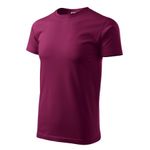 Fashion, accesorii si bijuterii - Barbati - Imbracaminte - Tricouri si bluze barbati - Tricou pentru barbati Malfini Basic 129, bumbac 160 g/mp, croiala tubulara, rododendro - 3XL - Infinity.ro
