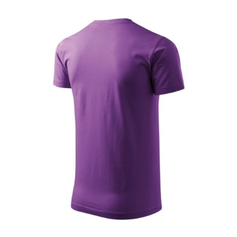 Fashion, accesorii si bijuterii - Barbati - Imbracaminte - Tricouri si bluze barbati - Tricou pentru barbati Malfini Basic 129, bumbac 160 g/mp, croiala tubulara, violet - XL - Infinity.ro