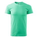 Fashion, accesorii si bijuterii - Barbati - Imbracaminte - Tricouri si bluze barbati - Tricou pentru barbati Malfini Basic 129, bumbac 160 g/mp, croiala tubulara, verde menta - 2XL - Infinity.ro