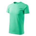 Fashion, accesorii si bijuterii - Barbati - Imbracaminte - Tricouri si bluze barbati - Tricou pentru barbati Malfini Basic 129, bumbac 160 g/mp, croiala tubulara, verde menta - 2XL - Infinity.ro