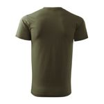 Fashion, accesorii si bijuterii - Barbati - Imbracaminte - Tricouri si bluze barbati - Tricou pentru barbati Malfini Basic 129, bumbac 160 g/mp, croiala tubulara, militar - XL - Infinity.ro