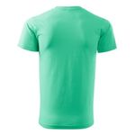 Fashion, accesorii si bijuterii - Barbati - Imbracaminte - Tricouri si bluze barbati - Tricou pentru barbati Malfini Basic 129, bumbac 160 g/mp, croiala tubulara, verde menta - 2XL - Infinity.ro