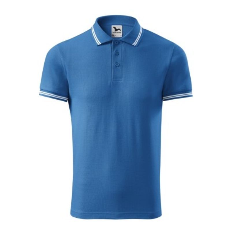 Fashion, accesorii si bijuterii - Barbati - Imbracaminte - Tricouri si bluze barbati - Tricou polo pentru barbati, Urban 219, Malfini, albastru - 2XL - Infinity.ro