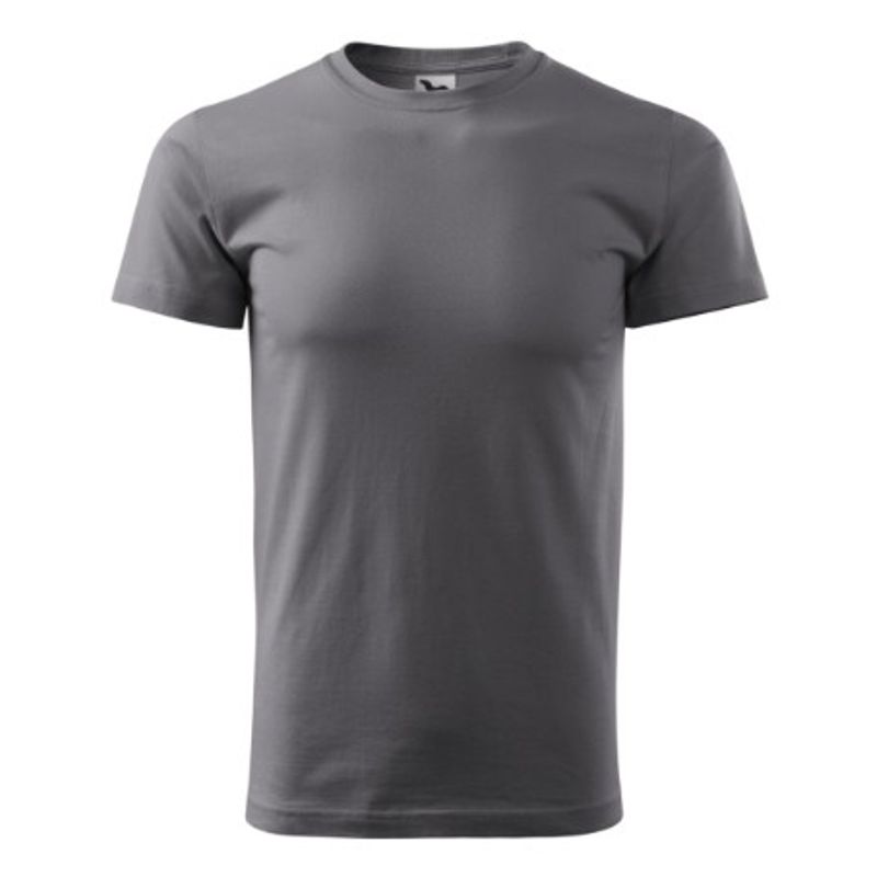 Fashion, accesorii si bijuterii - Barbati - Imbracaminte - Tricouri si bluze barbati - Tricou pentru barbati Malfini Basic 129, bumbac 160 g/mp, croiala tubulara, gri - XS - Infinity.ro