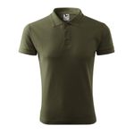 Fashion, accesorii si bijuterii - Barbati - Imbracaminte - Tricouri si bluze barbati - Tricou polo pentru barbati, Pique Polo 203, Malfini, militar - XL - Infinity.ro
