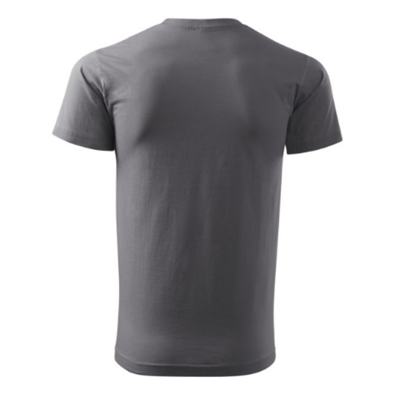 Fashion, accesorii si bijuterii - Barbati - Imbracaminte - Tricouri si bluze barbati - Tricou pentru barbati Malfini Basic 129, bumbac 160 g/mp, croiala tubulara, gri - XS - Infinity.ro