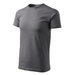 Fashion, accesorii si bijuterii - Barbati - Imbracaminte - Tricouri si bluze barbati - Tricou pentru barbati Malfini Basic 129, bumbac 160 g/mp, croiala tubulara, gri - XS - Infinity.ro