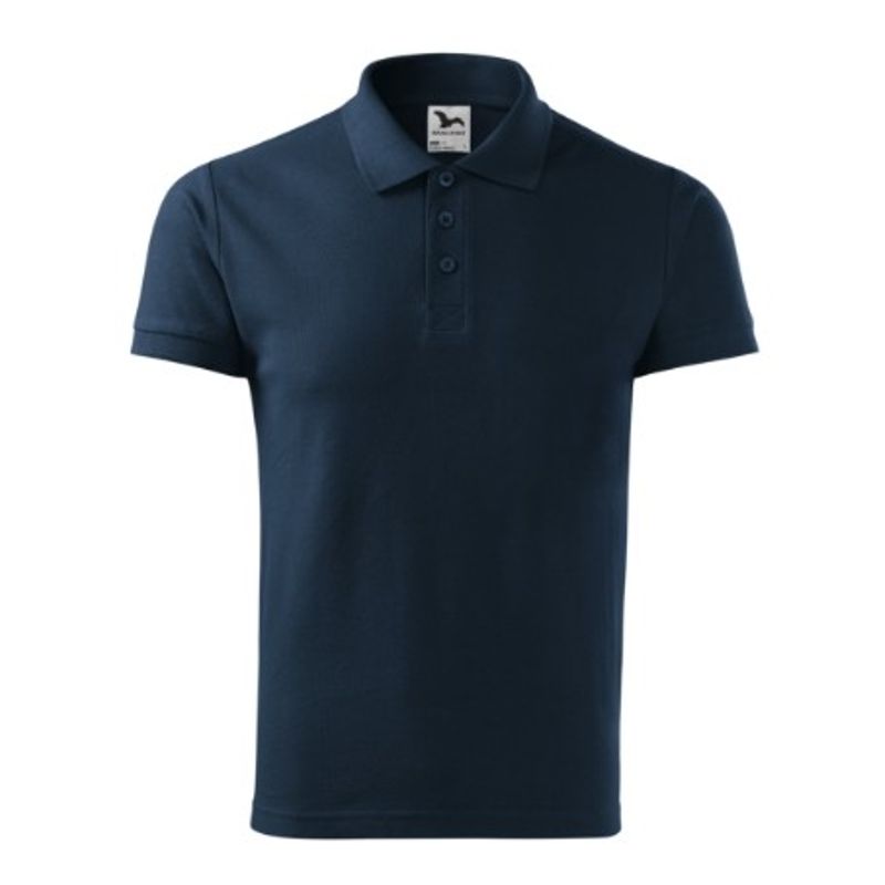 Fashion, accesorii si bijuterii - Barbati - Imbracaminte - Tricouri si bluze barbati - Tricou polo pentru barbati, Cotton Heavy 215, Malfini, albastru - XL - Infinity.ro