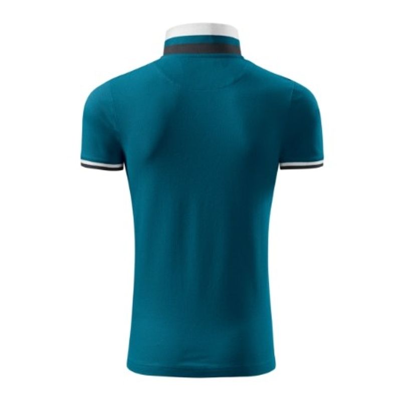 Fashion, accesorii si bijuterii - Barbati - Imbracaminte - Tricouri si bluze barbati - Tricou polo pentru barbati, Collar Up 256, Malfini, albastru - M - Infinity.ro