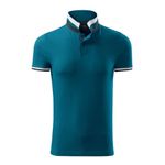 Fashion, accesorii si bijuterii - Barbati - Imbracaminte - Tricouri si bluze barbati - Tricou polo pentru barbati, Collar Up 256, Malfini, albastru - M - Infinity.ro