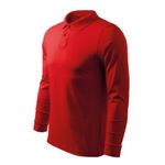 Fashion, accesorii si bijuterii - Barbati - Imbracaminte - Tricouri si bluze barbati - Tricou polo pentru barbati, Single J. LS 211, Malfini, roşu - M - Infinity.ro