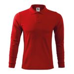 Fashion, accesorii si bijuterii - Barbati - Imbracaminte - Tricouri si bluze barbati - Tricou polo pentru barbati, Single J. LS 211, Malfini, roşu - M - Infinity.ro