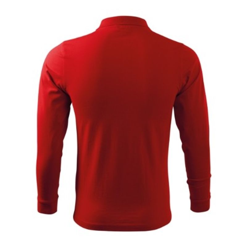 Fashion, accesorii si bijuterii - Barbati - Imbracaminte - Tricouri si bluze barbati - Tricou polo pentru barbati, Single J. LS 211, Malfini, roşu - M - Infinity.ro