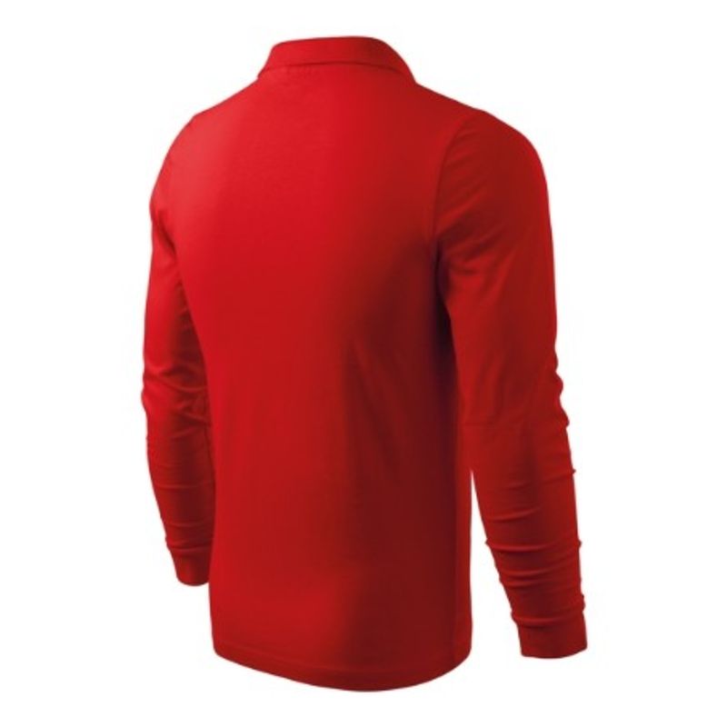Fashion, accesorii si bijuterii - Barbati - Imbracaminte - Tricouri si bluze barbati - Tricou polo pentru barbati, Single J. LS 211, Malfini, roşu - M - Infinity.ro