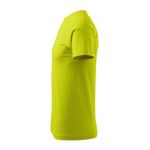 Fashion, accesorii si bijuterii - Barbati - Imbracaminte - Tricouri si bluze barbati - Tricou pentru barbati Malfini Basic 129, bumbac 160 g/mp, croiala tubulara, verde lime - L - Infinity.ro