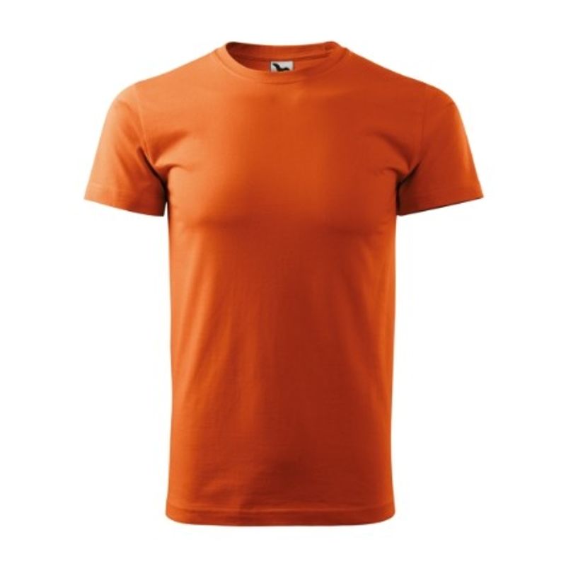 Fashion, accesorii si bijuterii - Barbati - Imbracaminte - Tricouri si bluze barbati - Tricou pentru barbati Malfini Basic 129, bumbac 160 g/mp, croiala tubulara, portocaliu - 2XL - Infinity.ro