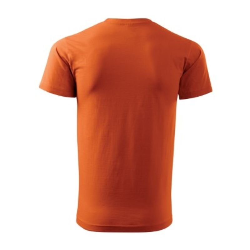Fashion, accesorii si bijuterii - Barbati - Imbracaminte - Tricouri si bluze barbati - Tricou pentru barbati Malfini Basic 129, bumbac 160 g/mp, croiala tubulara, portocaliu - 2XL - Infinity.ro