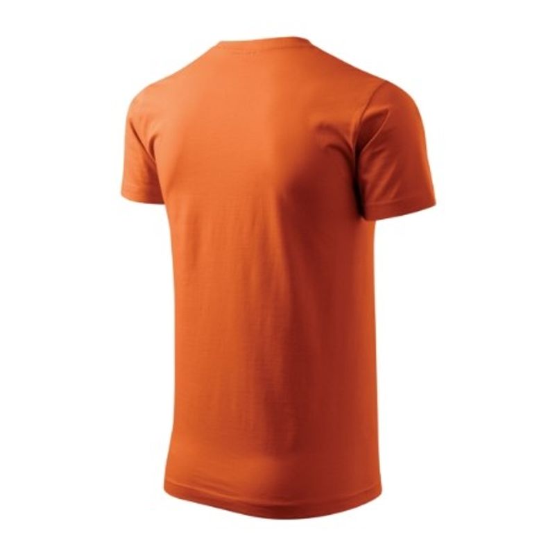 Fashion, accesorii si bijuterii - Barbati - Imbracaminte - Tricouri si bluze barbati - Tricou pentru barbati Malfini Basic 129, bumbac 160 g/mp, croiala tubulara, portocaliu - 2XL - Infinity.ro