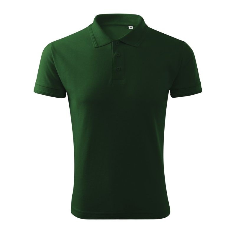 Fashion, accesorii si bijuterii - Barbati - Imbracaminte - Tricouri si bluze barbati - Tricou polo pentru barbati, Malfini, PIQUE POLO, F03, verde sticla - S - Infinity.ro