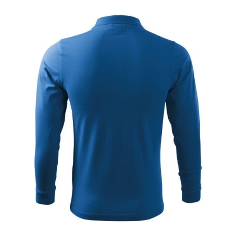 Fashion, accesorii si bijuterii - Barbati - Imbracaminte - Tricouri si bluze barbati - Tricou polo pentru barbati, Single J. LS 211, Malfini, albastru - L - Infinity.ro