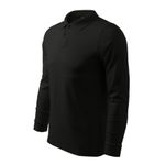 Fashion, accesorii si bijuterii - Barbati - Imbracaminte - Tricouri si bluze barbati - Tricou polo pentru barbati, Single J. LS 211, Malfini, negru - XL - Infinity.ro