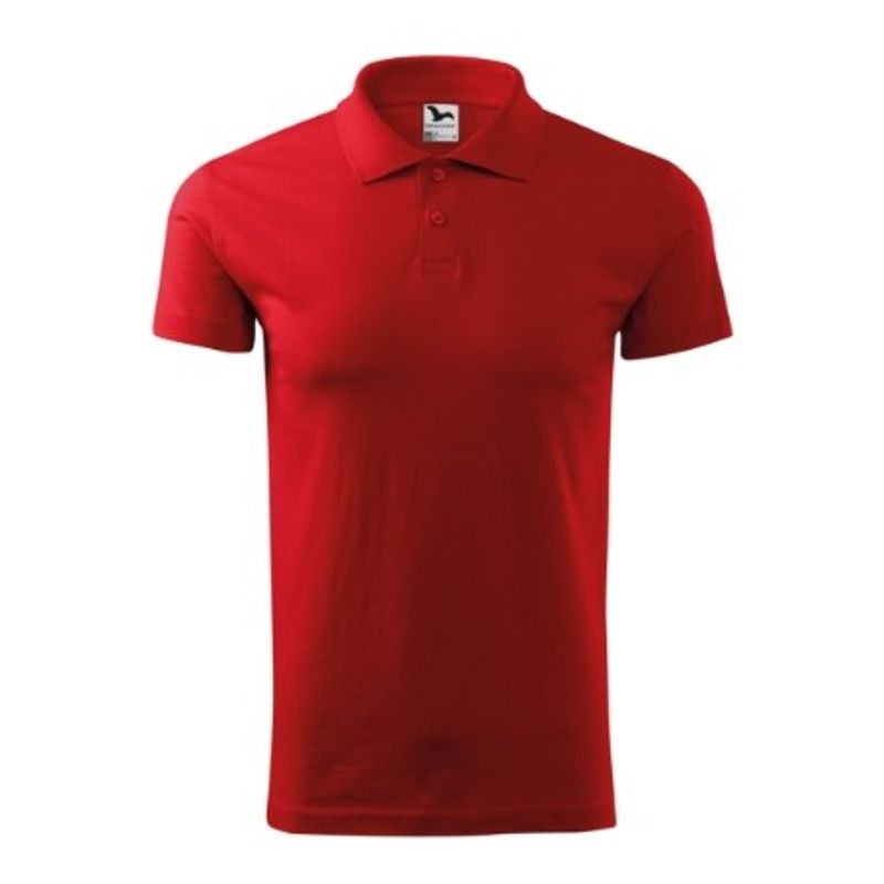 Fashion, accesorii si bijuterii - Barbati - Imbracaminte - Tricouri si bluze barbati - Tricou polo pentru barbati, Single J. 202, Malfini, roşu - XL - Infinity.ro