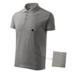 Fashion, accesorii si bijuterii - Barbati - Imbracaminte - Tricouri si bluze barbati - Tricou polo pentru barbati, Cotton 212, Malfini, gri - L - Infinity.ro