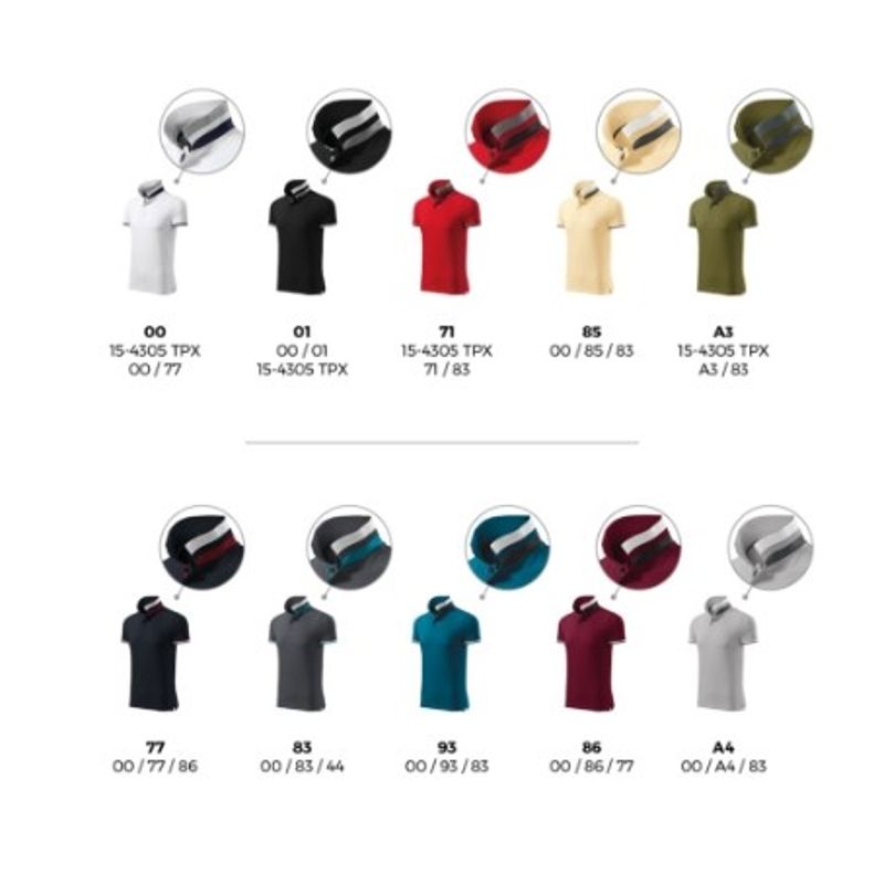 Fashion, accesorii si bijuterii - Barbati - Imbracaminte - Tricouri si bluze barbati - Tricou polo pentru barbati, Collar Up 256, Malfini, avocado green - L - Infinity.ro