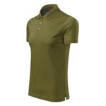 Fashion, accesorii si bijuterii - Barbati - Imbracaminte - Tricouri si bluze barbati - Tricou polo barbati Malfini Grand 259 – bumbac mercerizat, guler contrast, clasic elegant, avocado green - M - Infinity.ro