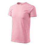 Fashion, accesorii si bijuterii - Barbati - Imbracaminte - Tricouri si bluze barbati - Tricou pentru barbati Malfini Basic 129, bumbac 160 g/mp, croiala tubulara, roz - 4XL - Infinity.ro