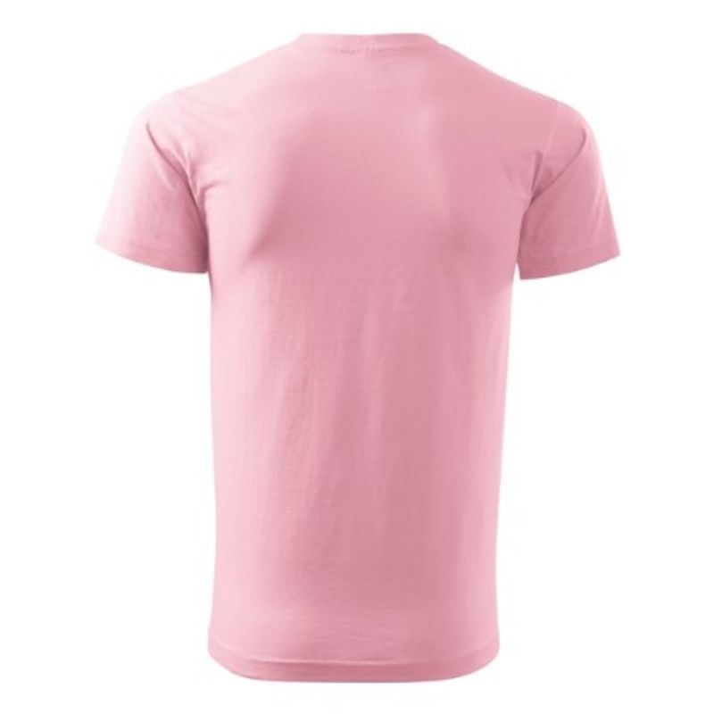 Fashion, accesorii si bijuterii - Barbati - Imbracaminte - Tricouri si bluze barbati - Tricou pentru barbati Malfini Basic 129, bumbac 160 g/mp, croiala tubulara, roz - 4XL - Infinity.ro