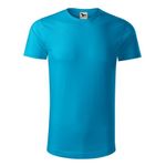 Fashion, accesorii si bijuterii - Barbati - Imbracaminte - Tricouri si bluze barbati - Tricou pentru barbati, Origin (GOTS) 171, Malfini, turcoaz - 3XL - Infinity.ro
