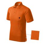 Fashion, accesorii si bijuterii - Barbati - Imbracaminte - Tricouri si bluze barbati - Tricou polo pentru barbati, Resist Heavy Polo R20, Malfini, portocaliu - M - Infinity.ro