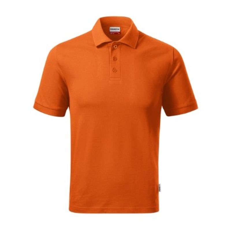 Fashion, accesorii si bijuterii - Barbati - Imbracaminte - Tricouri si bluze barbati - Tricou polo pentru barbati, Resist Heavy Polo R20, Malfini, portocaliu - M - Infinity.ro