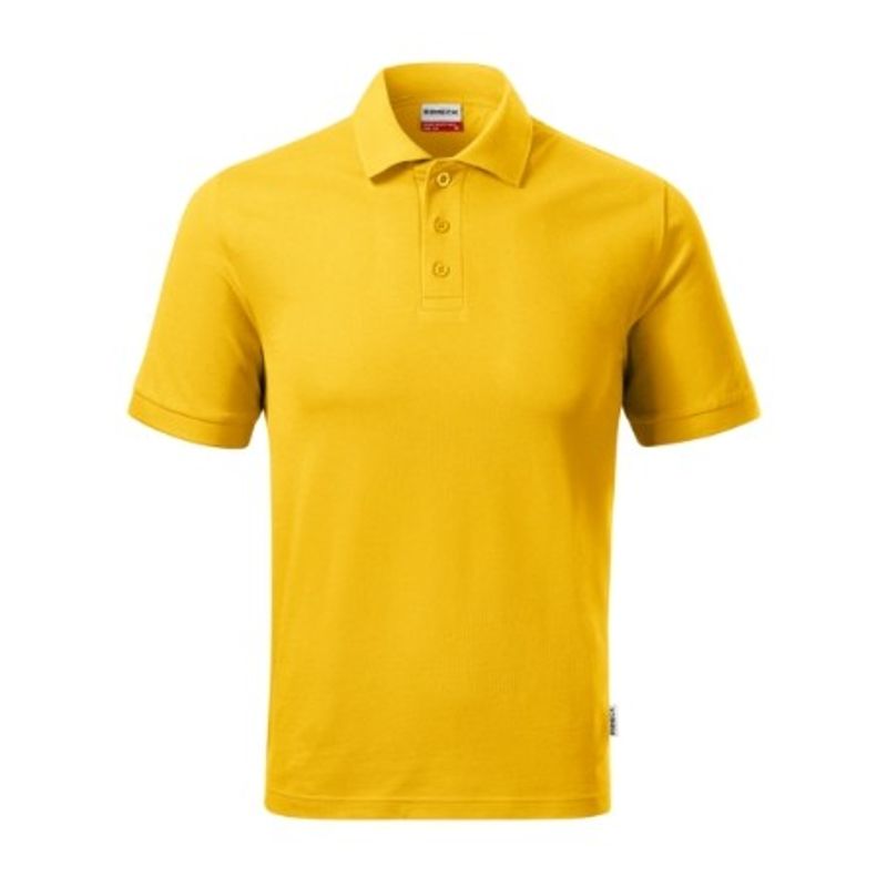 Fashion, accesorii si bijuterii - Barbati - Imbracaminte - Tricouri si bluze barbati - Tricou polo pentru barbati, Resist Heavy Polo R20, Malfini, galben - 4XL - Infinity.ro