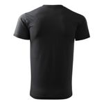 Fashion, accesorii si bijuterii - Barbati - Imbracaminte - Tricouri si bluze barbati - Tricou pentru barbati Malfini Basic 129, bumbac 160 g/mp, croiala tubulara, ebony gray - S - Infinity.ro
