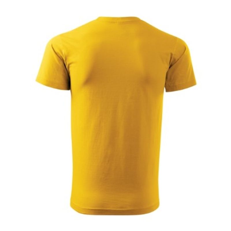 Fashion, accesorii si bijuterii - Barbati - Imbracaminte - Tricouri si bluze barbati - Tricou pentru barbati Malfini Basic 129, bumbac 160 g/mp, croiala tubulara, galben - M - Infinity.ro