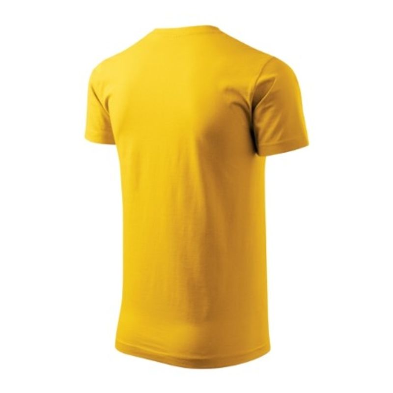Fashion, accesorii si bijuterii - Barbati - Imbracaminte - Tricouri si bluze barbati - Tricou pentru barbati Malfini Basic 129, bumbac 160 g/mp, croiala tubulara, galben - M - Infinity.ro