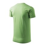 Fashion, accesorii si bijuterii - Barbati - Imbracaminte - Tricouri si bluze barbati - Tricou pentru barbati Malfini Basic 129, bumbac 160 g/mp, croiala tubulara, verde iarba - XS - Infinity.ro