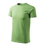 Fashion, accesorii si bijuterii - Barbati - Imbracaminte - Tricouri si bluze barbati - Tricou pentru barbati Malfini Basic 129, bumbac 160 g/mp, croiala tubulara, verde iarba - XS - Infinity.ro