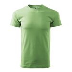 Fashion, accesorii si bijuterii - Barbati - Imbracaminte - Tricouri si bluze barbati - Tricou pentru barbati Malfini Basic 129, bumbac 160 g/mp, croiala tubulara, verde iarba - XS - Infinity.ro