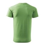 Fashion, accesorii si bijuterii - Barbati - Imbracaminte - Tricouri si bluze barbati - Tricou pentru barbati Malfini Basic 129, bumbac 160 g/mp, croiala tubulara, verde iarba - XS - Infinity.ro