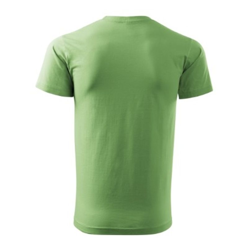 Fashion, accesorii si bijuterii - Barbati - Imbracaminte - Tricouri si bluze barbati - Tricou pentru barbati Malfini Basic 129, bumbac 160 g/mp, croiala tubulara, verde iarba - XS - Infinity.ro