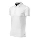 Fashion, accesorii si bijuterii - Barbati - Imbracaminte - Tricouri si bluze barbati - Tricou polo barbati Malfini Grand 259 – bumbac mercerizat, guler contrast, clasic elegant, alb - XL - Infinity.ro