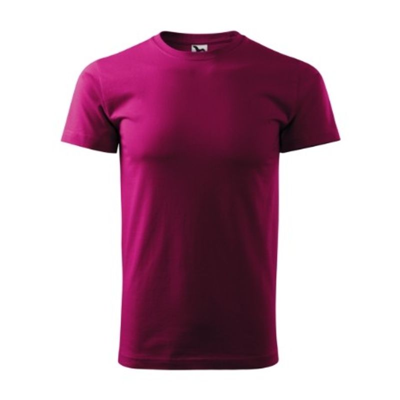 Fashion, accesorii si bijuterii - Barbati - Imbracaminte - Tricouri si bluze barbati - Tricou pentru barbati Malfini Basic 129, bumbac 160 g/mp, croiala tubulara, rosu fucsie - 3XL - Infinity.ro